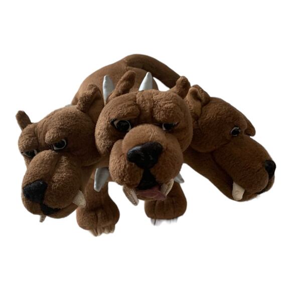 Harry Potter Fluffy stuffed animal plush three headed dog cool creepy wizard